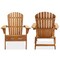 Casafield Folding Adirondack Chair, Cedar Wood Outdoor Fire Pit Lounge Chairs for Patio, Deck, Yard, Lawn and Garden Seating, Partially Pre-Assembled